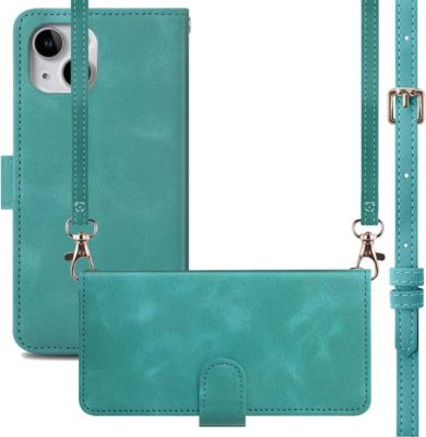 Etui avec cordon IMOSHION pour Apple iPhone 14 / 13 - Turquoise