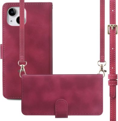 Etui avec cordon IMOSHION pour Apple iPhone 14 / 13 - Rouge