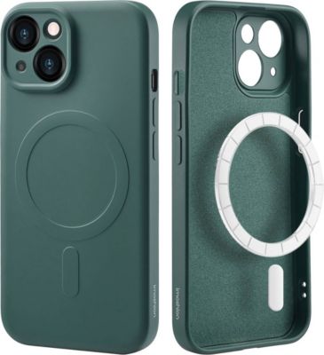 Coque IMOSHION pour Apple iPhone 15 - Vert foncé Coque IMOSHION pour Apple iPhone 15 - Vert foncé
