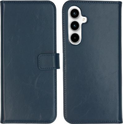 Coque étui SELENCIA pour Samsung Galaxy A55 - Bleu foncé