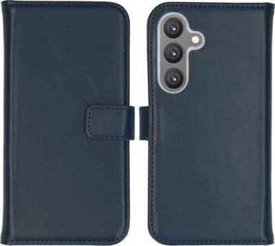 Coque étui SELENCIA pour Samsung Galaxy S24 - Bleu foncé