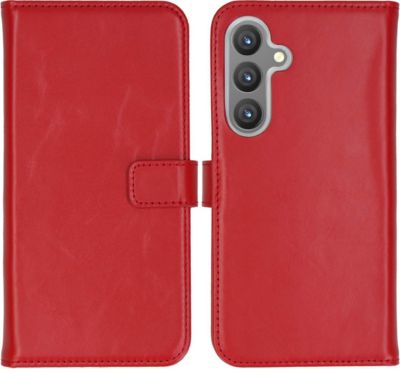 Coque étui SELENCIA pour Samsung Galaxy S24 Plus - Rouge Coque étui SELENCIA pour Samsung Galaxy S24 Plus - Rouge