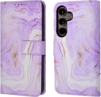 Coque étui IMOSHION pour Samsung Galaxy S24 - Purple Marble Coque étui IMOSHION pour Samsung Galaxy S24 - Purple Marble