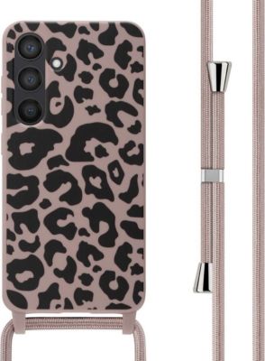 Coque avec cordon IMOSHION pour Samsung Galaxy S24 - Animal Pink