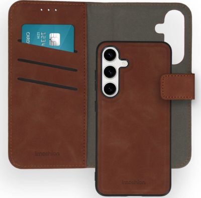 Coque étui IMOSHION pour Samsung Galaxy S24 - Marron