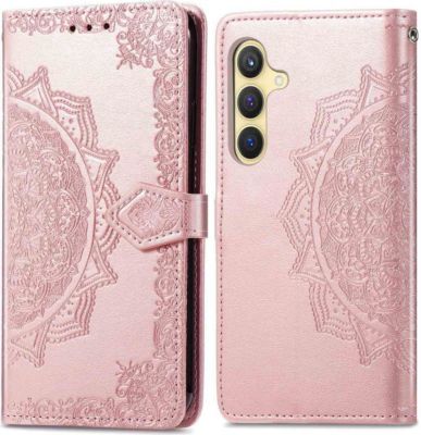 Coque étui IMOSHION pour Samsung Galaxy S24 Plus - Rose Doré