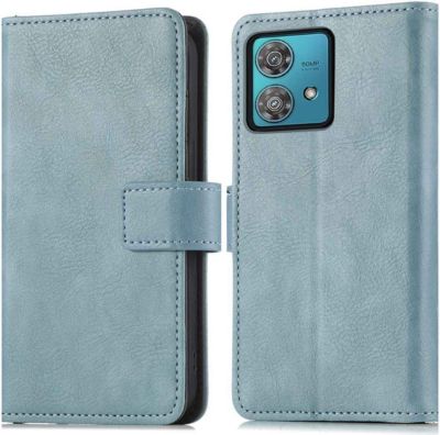 Coque étui IMOSHION pour Motorola Edge 40 Neo - Bleu clair