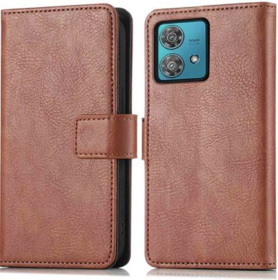 Coque étui IMOSHION pour Motorola Edge 40 Neo - Marron