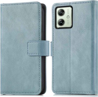 Coque étui IMOSHION pour Motorola Moto G54 - Bleu clair