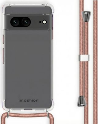 Coque avec cordon IMOSHION pour Google Pixel 7 - Rose Doré