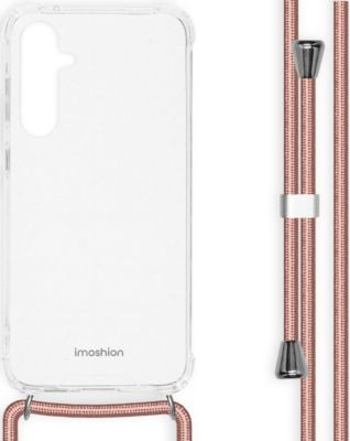 Coque avec cordon IMOSHION pour Samsung Galaxy S23 FE - Rose Doré