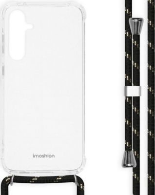Coque avec cordon IMOSHION pour Samsung Galaxy S23 FE - Noir & Doré