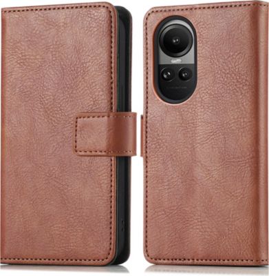 Coque étui IMOSHION pour Oppo Reno 10 / 10 Pro - Marron