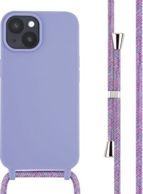 Coque avec cordon IMOSHION pour Apple iPhone 15 - Violet