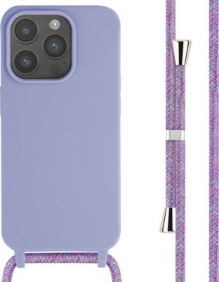 Coque avec cordon IMOSHION pour Apple iPhone 15 Pro - Violet