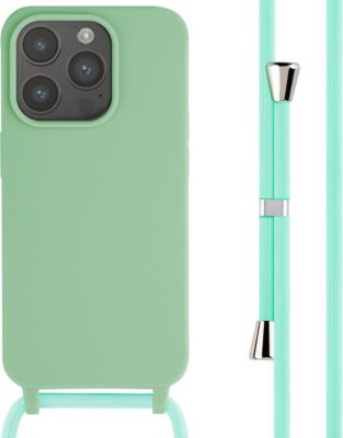 Coque avec cordon IMOSHION pour Apple iPhone 15 Pro - Vert