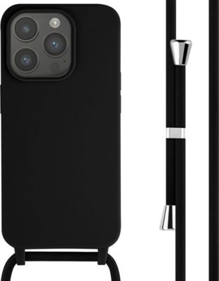 Coque avec cordon IMOSHION pour Apple iPhone 15 Pro - Noir