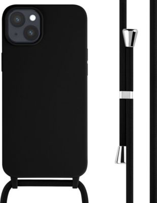 Coque avec cordon IMOSHION pour Apple iPhone 15 Plus - Noir