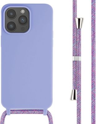 Coque avec cordon IMOSHION pour Apple iPhone 15 Pro Max - Violet