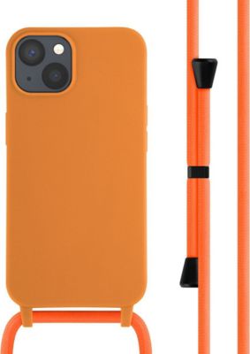 Coque avec cordon IMOSHION pour Apple iPhone 13 - Orange