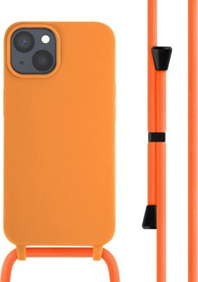 Coque avec cordon IMOSHION pour Apple iPhone 14 - Orange