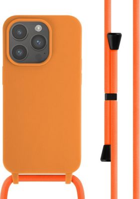 Coque avec cordon IMOSHION pour Apple iPhone 14 Pro - Orange