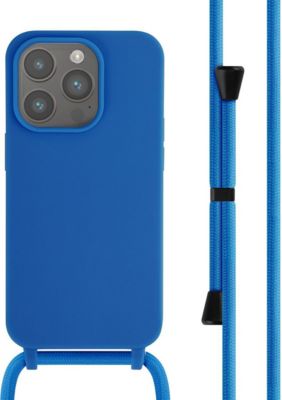 Coque avec cordon IMOSHION pour Apple iPhone 14 Pro - Bleu