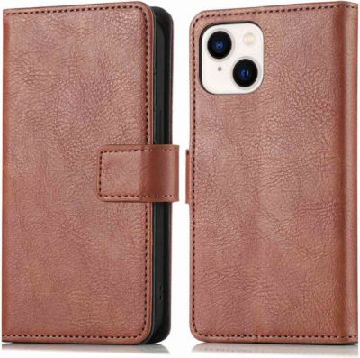 Coque étui IMOSHION pour Apple iPhone 15 Plus - Marron