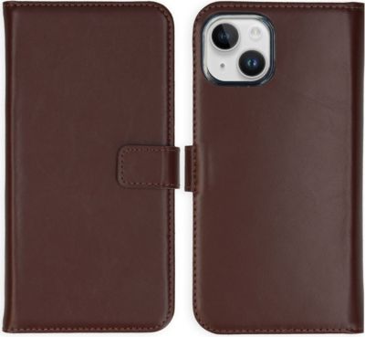 Coque étui SELENCIA pour Apple iPhone 15 - Marron