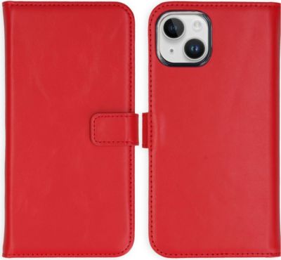 Coque étui SELENCIA pour Apple iPhone 15 Plus - Rouge