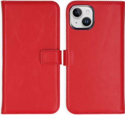 Coque étui SELENCIA pour Apple iPhone 15 Plus - Rouge Coque étui SELENCIA pour Apple iPhone 15 Plus - Rouge