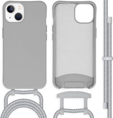 Coque avec cordon IMOSHION pour Apple iPhone 13 - Gris