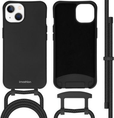 Coque avec cordon IMOSHION pour Apple iPhone 13 - Noir