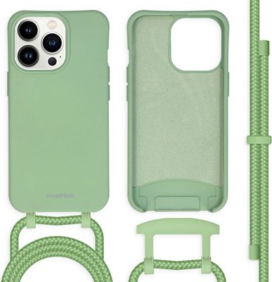 Coque avec cordon IMOSHION pour Apple iPhone 13 Pro - Vert