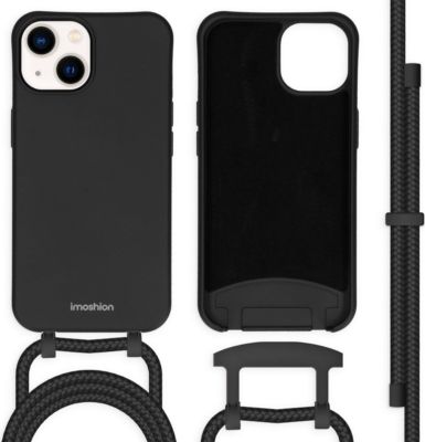 Coque avec cordon IMOSHION pour Apple iPhone 14 - Noir