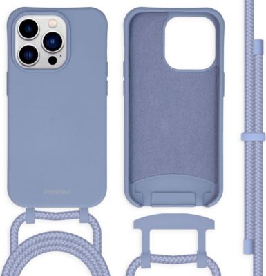 Coque avec cordon IMOSHION pour Apple iPhone 14 Pro - Ash Blue