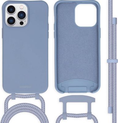 Coque avec cordon IMOSHION pour Apple iPhone 14 Pro Max - Ash Blue