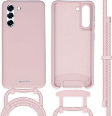 Coque avec cordon IMOSHION pour Samsung Galaxy S21 FE - Rose