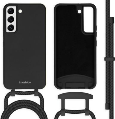 Coque avec cordon IMOSHION pour Samsung Galaxy S22 - Noir
