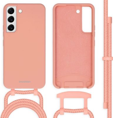 Coque avec cordon IMOSHION pour Samsung Galaxy S22 - Peach