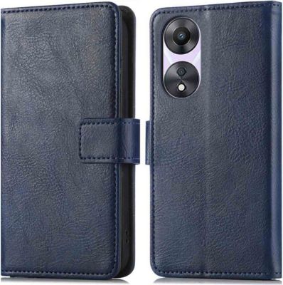 Coque étui IMOSHION pour Oppo A78 (4G) - Bleu foncé