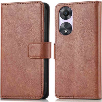 Coque étui IMOSHION pour Oppo A78 (4G) - Marron