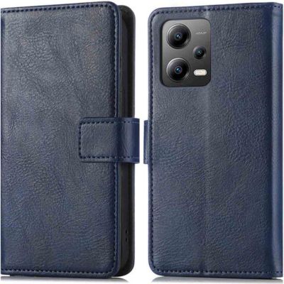 Coque étui IMOSHION pour Xiaomi Poco X5 5G - Bleu foncé