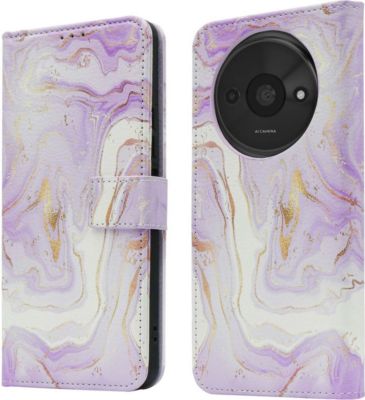 Coque étui IMOSHION pour Xiaomi Redmi A3 - Purple Marble