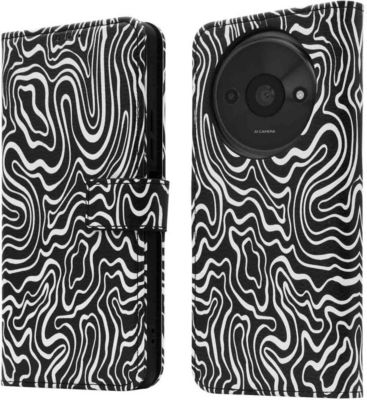 Coque étui IMOSHION pour Xiaomi Redmi A3 - Black And White Coque étui IMOSHION pour Xiaomi Redmi A3 - Black And White