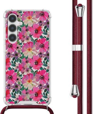 Coque avec cordon IMOSHION pour Samsung Galaxy S24 - Flower Water