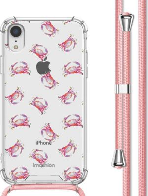 Coque avec cordon IMOSHION pour Apple iPhone Xr - Crab Watercolor Coque avec cordon IMOSHION pour Apple iPhone Xr - Crab Watercolor