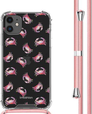 Coque avec cordon IMOSHION pour Apple iPhone 11 - Crab Watercolor Coque avec cordon IMOSHION pour Apple iPhone 11 - Crab Watercolor