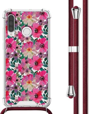 Coque avec cordon IMOSHION pour Huawei P30 Lite - Flower Water
