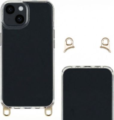 Coque avec cordon SELENCIA pour Apple iPhone 14 - Transparent